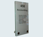 Model 103 - 100mm x 200mm Glass Sign